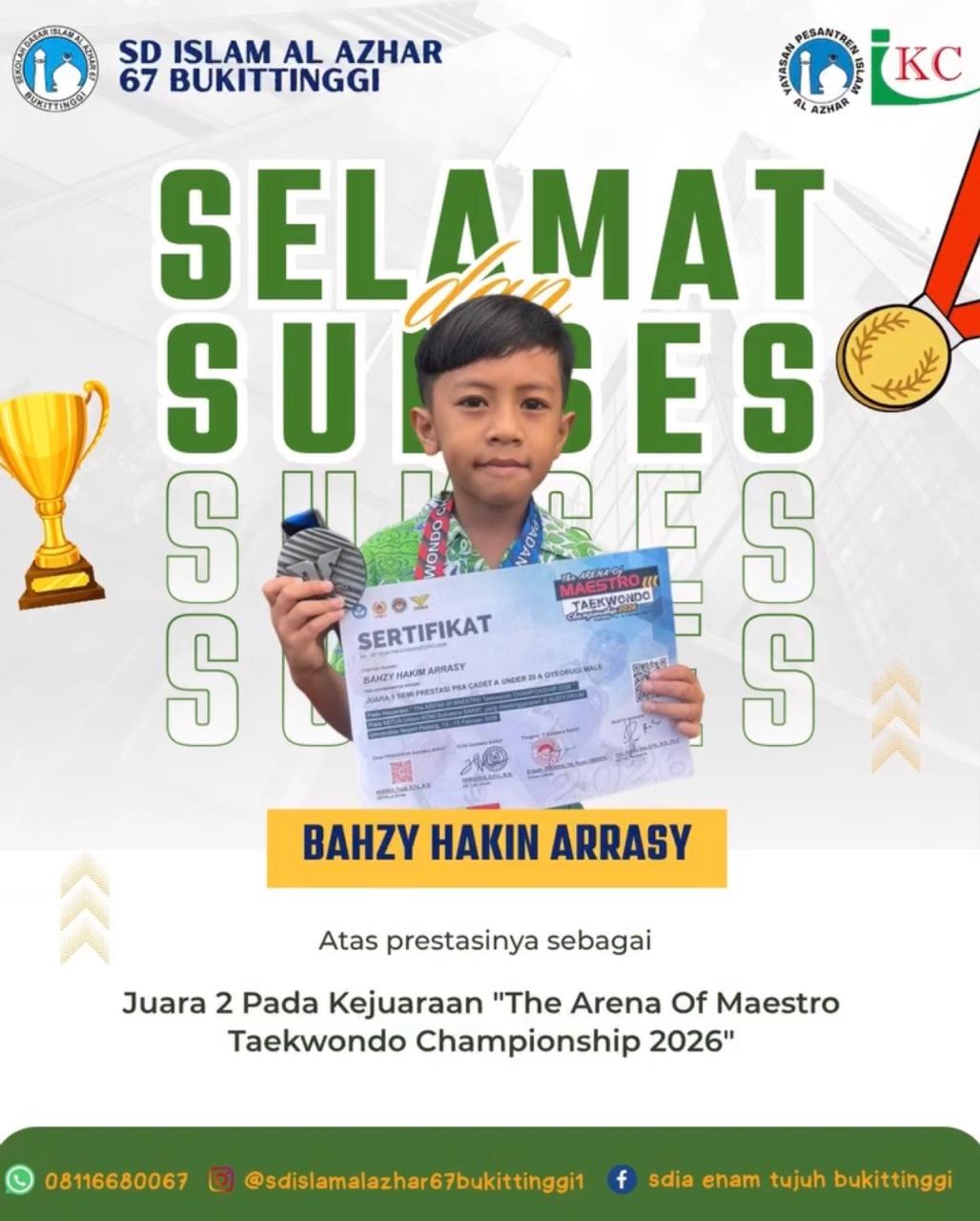 Juara 2 "The Arena of Maestro Taekwondo Championship 2026"